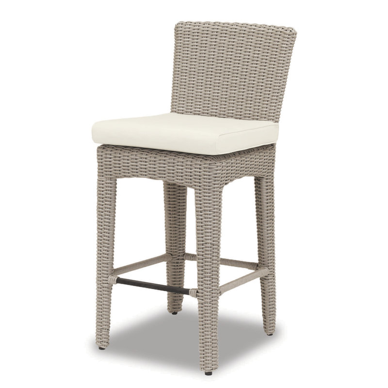 Manhattan 30" Patio Bar Stool with Cushion Birch Lane